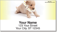 Pups in Bloom 2 Address Labels