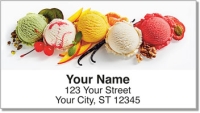 Ice Cream Address Labels