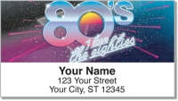 1980s Style Address Labels