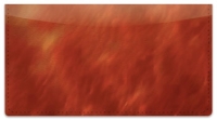 Amber Light Wave Checkbook Cover