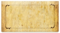 Aged Parchment Checkbook Cover