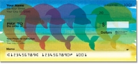 Rainbow Dolphin Personal Checks