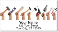 Hand Tool Address Labels