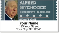 Alfred Hitchcock Address Labels