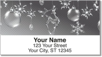 Christmas Snowflake Address Labels
