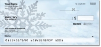 Wintry Flakes Personal Checks