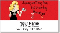 Classic Working Girl Address Labels