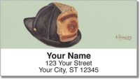 Fire Helmet Address Labels