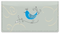 Whimsical Bird Checkbook Cover