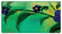Floral Art Checkbook Cover