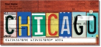 Illinois License Plate Personal Checks