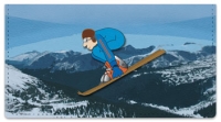 Ski Jumper Checkbook Cover
