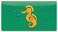 Silly Seahorse Checkbook Cover
