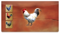 Rooster Checkbook Cover