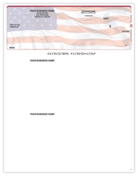 American Flag Top QuickBooks & Quicken Checks