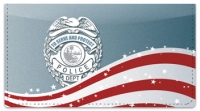 Police Force Checkbook Cover