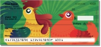 Cartoon Rooster Personal Checks