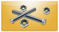 Nuts & Bolts Checkbook Cover