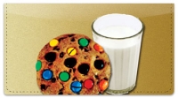Milk & Cookie Checkbook Cover