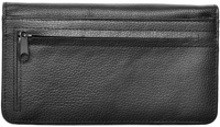 Black Leather Zippered Cover