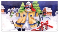 Snow Worker Checkbook Covers