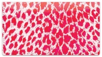 Neon Leopard Checkbook Covers