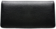 Black Textured Leather Cover