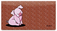 Pig Checkbook Cover