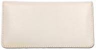 White Smooth Leather Cover
