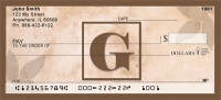 Simplistic Monogram G  Checks