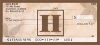 Simplistic Monogram H  Checks