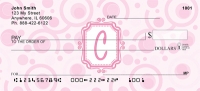 Bubbly Monogram C  Personal Checks
