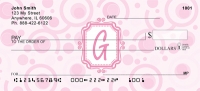 Bubbly Monogram G  Personal Checks
