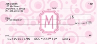Bubbly Monogram M  Personal Checks