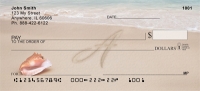 Sand Written Monogram A  Personal Checks