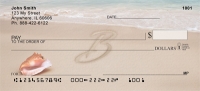 Sand Written Monogram B  Personal Checks