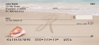 Sand Written Monogram R  Checks