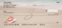 Sand Written Monogram S  Personal Checks