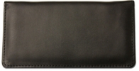 Black Smooth Leather Cover