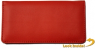 Red Smooth Leather Cover