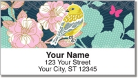 Birds and Blooms Address Labels