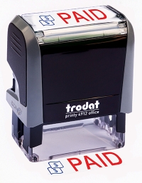 ''Paid'' Message Stamp