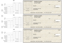 Tan Parchment General Itemized Invoice Business Personal Checks