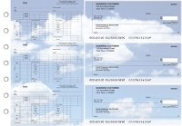 Clouds Multi-Purpose Counter Signature Business Checks
