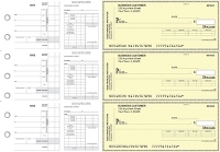 Yellow Safety Payroll Invoice Business Checks