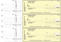 Yellow Safety Invoice Business Checks