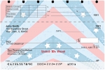 Red, White and Blue  Personal Checks