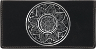 Mandala Engraved Leather Cover
