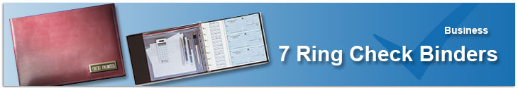 7 Ring Check Binders