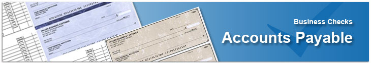 Accounts Payable Checks in classic styles or in designer styles